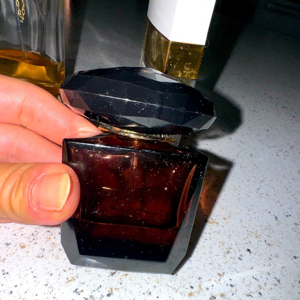VERSACE Crystal Noir Perfume - 1/2 bottle left - 1 oz bottle